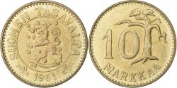 World Coins - Finland, 10 Markkaa, 1961, Aluminum-Bronze, , KM:38