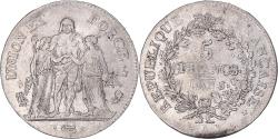 World Coins - Coin, France, Union et Force, 5 Francs, AN 5, Paris, , Silver