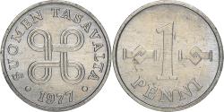 World Coins - Coin, Finland, Penni, 1977, , Aluminum, KM:44a
