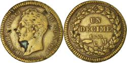 World Coins - Coin, Monaco, Honore V, Decime, 1838, Monaco, , Copper, KM:97.1