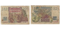 World Coins - France, 50 Francs, Le Verrier, 1950, X.146, AG(1-3), Fayette:20.14, KM:127b