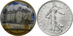 World Coins - France, Token, Châteaux de la Loire, Langeais, Nickel,