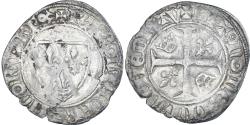 World Coins - Coin, France, Charles VI, Blanc Guénar, 1380-1422, , Billon