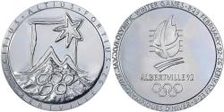 World Coins - France, Medal, Participation medal, Albertville Olympic Winter Games, 1992