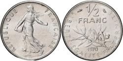 World Coins - France, Semeuse, 1/2 Franc, 1970, Paris, , Nickel, KM:931.1