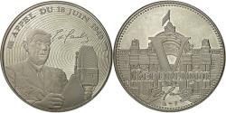 World Coins - France, Medal, Hommage au Général de Gaulle, l'Appel du 18 juin,