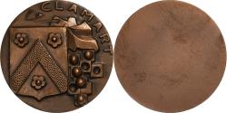 World Coins - France, Medal, Ville de Clamart, 1973, Copper,