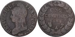 World Coins - Coin, France, Dupré, 5 Centimes, AN 5, Paris, , Copper, Gadoury:126
