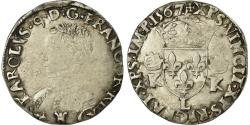 World Coins - Coin, France, Teston, 1567, Bayonne, , Silver, Sombart:4610