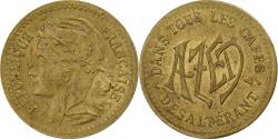 World Coins - France, Token, Boisson Azed, Brass,