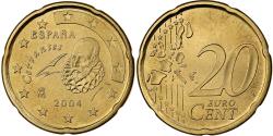 World Coins - Spain, 20 Euro Cent, 2004, Madrid, Nordic gold,