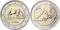 World Coins - Latvia, 2 Euro, Latvian farming and countryside, 2016, Vilnius, Bi-Metallic