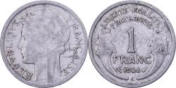 World Coins - France, Franc, Morlon, 1944, Castelsarrasin, Aluminum,