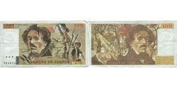 World Coins - France, 100 Francs, Delacroix, 1989, Q.134, EF(40-45), Fayette:69.13a