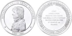 World Coins - France, Medal, Bonaparte grand génie militaire, Silver,