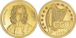 World Coins - France, Ecu, Jonathan Swift, 1994, , Gold