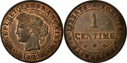 World Coins - Coin, France, Cérès, Centime, 1872, Paris, , Bronze, Gadoury:88