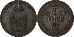 World Coins - Sweden, Oscar II, 5 Öre, 1874, Bronze, , KM:736