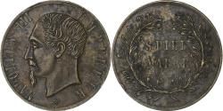 World Coins - Germany, Token, Napoléon III, Spiel Marke, Brass,