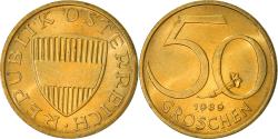 World Coins - Coin, Austria, 50 Groschen, 1989, , Aluminum-Bronze, KM:2885