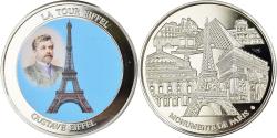 World Coins - France, Medal, Monuments de Paris, La Tour Eiffel, , Copper-Nickel Gilt