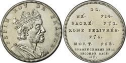 World Coins - France, Medal, Les Rois de France, Pépin le Bref, History, Piéfort,