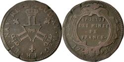 World Coins - Coin, France, Louis XV, Sol des mines ou « Sol de Béarn », Sol, 1728, Pau