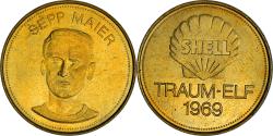 World Coins - Germany, Token, Shell, Traum-Elf, Football, Sepp Maier, 1969,