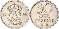 World Coins - Coin, Sweden, 50 Öre, 1964