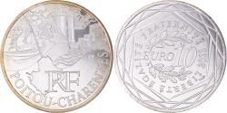 World Coins - France, 10 Euro, Poitou-Charentes, 2011, , Silver