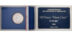 World Coins - France, 100 Francs, Marie Curie, 1984, Paris, Silver, , KM:955