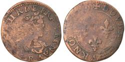 World Coins - Coin, France, Louis XIII, Double tournois, buste laurée et drapé, Double