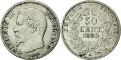 World Coins - Coin, France, Napoleon III, Napoléon III, 50 Centimes, 1860, Paris,
