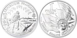 World Coins - France, Franc, 50e Anniversaire du Débarquement Allié, 1993, Monnaie de Paris