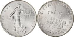 World Coins - Coin, France, Semeuse, Franc, 1974, Paris, , Nickel, KM:925.1, Gadoury:474