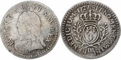 World Coins - France, Louis XV, 1/20 Ecu aux branches d'olivier, 1727, Strasbourg, Silver