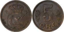 World Coins - Denmark, Christian X, 5 Öre, 1919, Copenhagen, Bronze, , KM:814.2