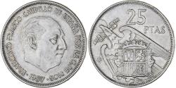World Coins - Spain, Caudillo and regent, 25 Pesetas, 1975, , Copper-nickel, KM:788