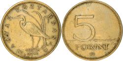 World Coins - Coin, Hungary, 5 Forint, 2002, Budapest, , Nickel-brass, KM:694