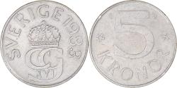World Coins - Coin, Sweden, 5 Kronor, 1983