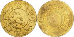 World Coins - France, Medal, Société Canine Berry-Nivernais, n.d., Gilt Bronze,