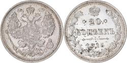 World Coins - Coin, Russia, Nicholas II, 20 Kopeks, 1915, Saint-Petersburg, , Silver