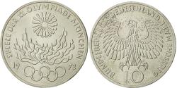World Coins - Coin, GERMANY - FEDERAL REPUBLIC, 10 Mark, 1972, Hambourg, , Silver
