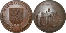 World Coins - France, Medal, Ville de Haubourdin, Geography, 1987, , Bronze