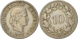 World Coins - Coin, Switzerland, 10 Rappen, 1907, Bern, , Copper-nickel, KM:27
