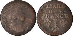 World Coins - Coin, France, Louis XIV, Liard de France au buste âgé, troisième type, Liard