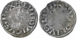 World Coins - France, Louis VIII-IX, Denier Tournois, 1223-1244, Billon,
