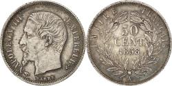 World Coins - Coin, France, Napoleon III, Napoléon III, 50 Centimes, 1858, Paris,
