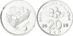 World Coins - Coin, Malaysia, 20 Sen, 2010