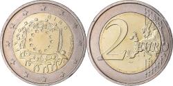 World Coins - Ireland, 2 Euro, Drapeau européen, 2015, Sandyford, , Bi-Metallic